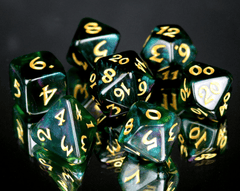 7pc RPG Set - Farallon with Gold